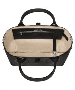 Longchamp ROSEAU Handtasche Schwarz Damen -Oakwood Soldes Boutique 00a56f4e35f2415abb72852a6702d7ed