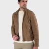 Oakwood MILTON Lederjacke Light Brown Herren