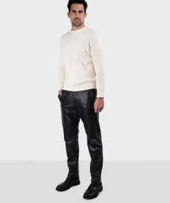 Oakwood Herren RING Lederhose Black -Oakwood Soldes Boutique 03734d6789434f80b8cbf1d74bb0a889