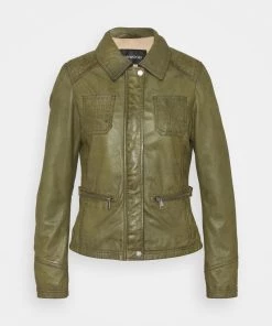 Oakwood Damen IOTA Lederjacke Khaki 11 Oakwood Damen IOTA Lederjacke Khaki -Oakwood Soldes Boutique 05c7b0d4862c4c7e91d8abb46f5a08e0