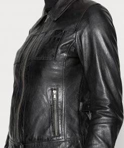 Oakwood Damen RECITAL Lederjacke Black 9 Oakwood Damen RECITAL Lederjacke Black -Oakwood Soldes Boutique 05f762f925124fb5835200e589d917ce