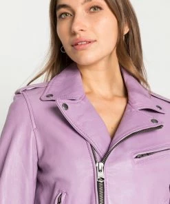 Oakwood RADIO Lederjacke Lilas Damen 9 Oakwood RADIO Lederjacke Lilas Damen -Oakwood Soldes Boutique 07bd8356e0a44ac387f8dd20de8ef8fe