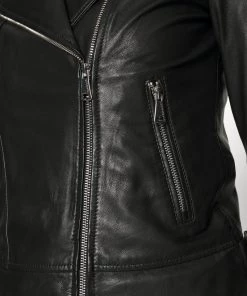 Oakwood Damen MARJORY Lederjacke Black -Oakwood Soldes Boutique 0884d113b39b4845b77f2783bbe0b441