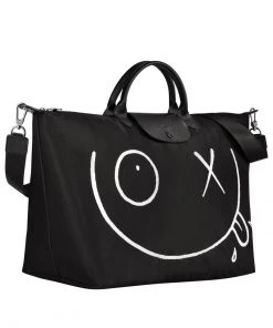 Longchamp Unisex X ANDRÉ Weekender Schwarz 6 Longchamp Unisex X ANDRÉ Weekender Schwarz -Oakwood Soldes Boutique 08ee8635d418458a8fa50d43abe79c15