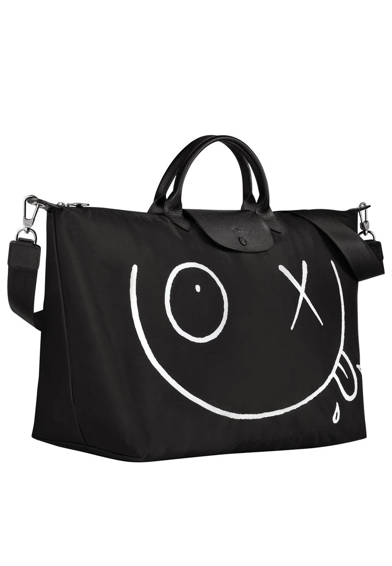 Longchamp Unisex X ANDRÉ Weekender Schwarz 3 Longchamp Unisex X ANDRÉ Weekender Schwarz – Bild 3