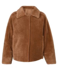 Oakwood Damen HELEN Wintermantel Cognac -Oakwood Soldes Boutique 0c155ee443a143eeb497fbb177f2a6d2