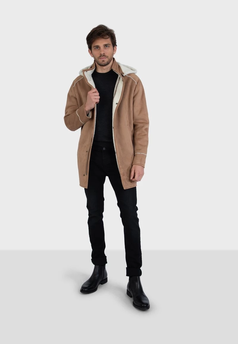 Oakwood STAN Wintermantel Beige Herren 2 Oakwood STAN Wintermantel Beige Herren – Bild 2