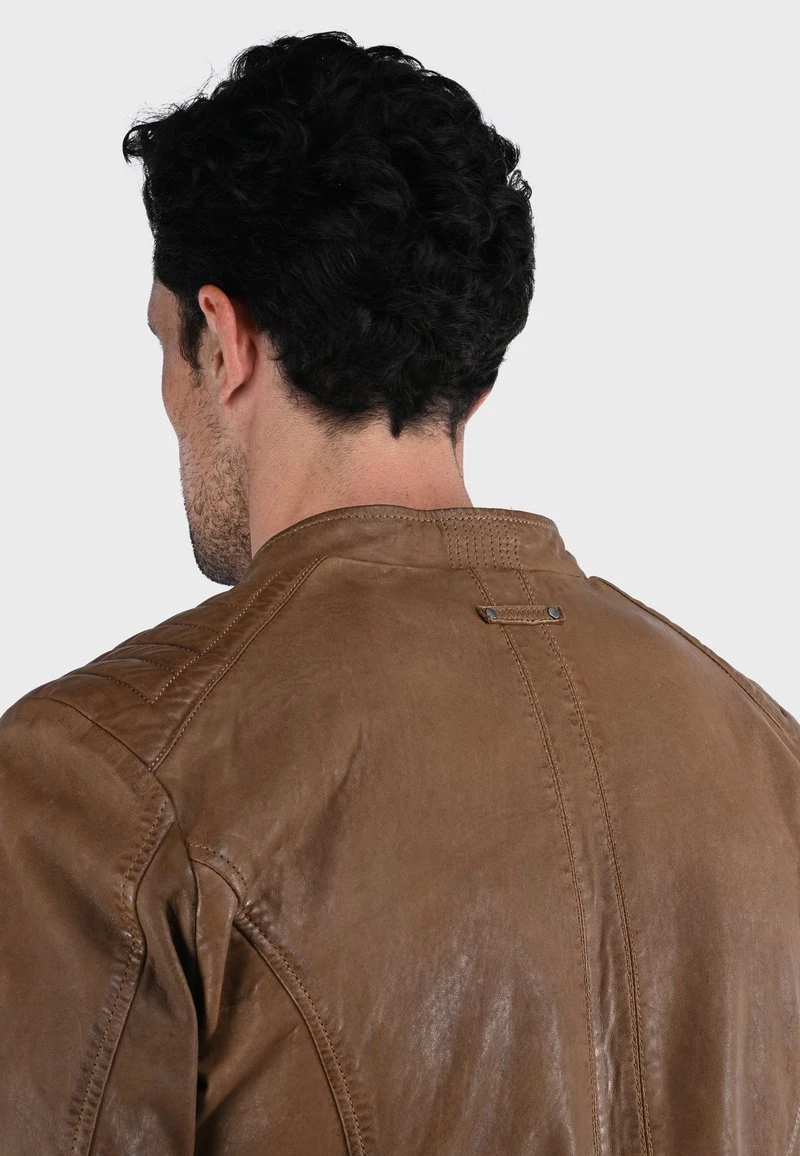 Oakwood BERLIN Lederjacke Tobacco Herren 6 Oakwood BERLIN Lederjacke Tobacco Herren – Bild 6