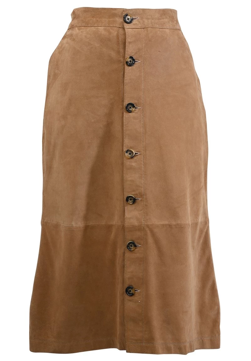 Oakwood Damen ALIANA Lederrock Camel 4 Oakwood Damen ALIANA Lederrock Camel – Bild 4