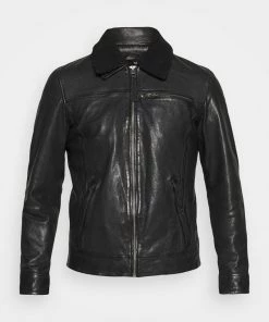 Oakwood Herren COLT Lederjacke Black -Oakwood Soldes Boutique 0ef4fb8d5bb94a5d927468002f99f5e5