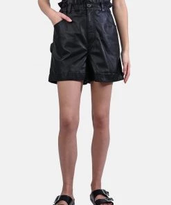 Oakwood Damen JANNY Lederhose Black