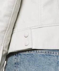 Oakwood MARJORY Lederjacke White Damen -Oakwood Soldes Boutique 104b0bc55dcb47e4b3e499d251c9127b