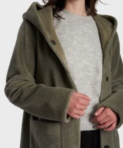 Oakwood ANGELIQUE Wintermantel Green Damen -Oakwood Soldes Boutique 108c090179bc4784a9cc3d5aaee0ecfe