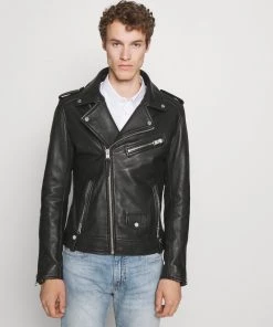 Oakwood Herren IRON Lederjacke Black