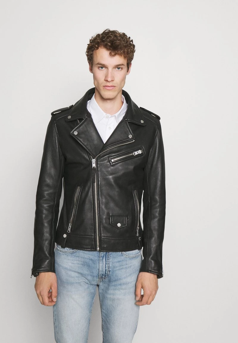 Oakwood Herren IRON Lederjacke Black 1 Oakwood Herren IRON Lederjacke Black