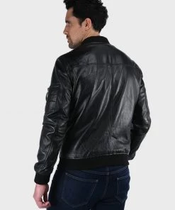 Oakwood Herren UNITED Lederjacke Black -Oakwood Soldes Boutique 12012e87ac964abdb390de3c30c0fd75