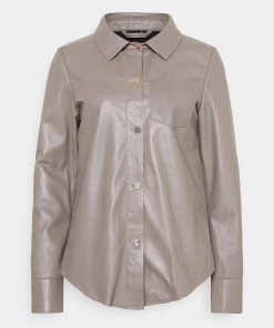 Oakwood ANAE Hemdbluse Mastic Damen -Oakwood Soldes Boutique 129bc2d9d9db44b0b16503cb6b8bccca