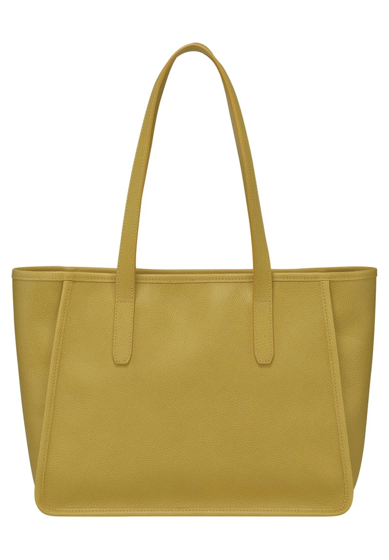 Longchamp Damen LE FOULONNÉ Shopping Bag Mimosengelb 3 Longchamp Damen LE FOULONNÉ Shopping Bag Mimosengelb – Bild 3