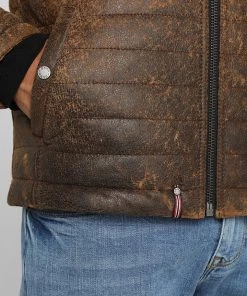 Oakwood HEMINGWAY Lederjacke Antic Brown Herren -Oakwood Soldes Boutique 137510ba154047e2bdd77f2c21e4f073