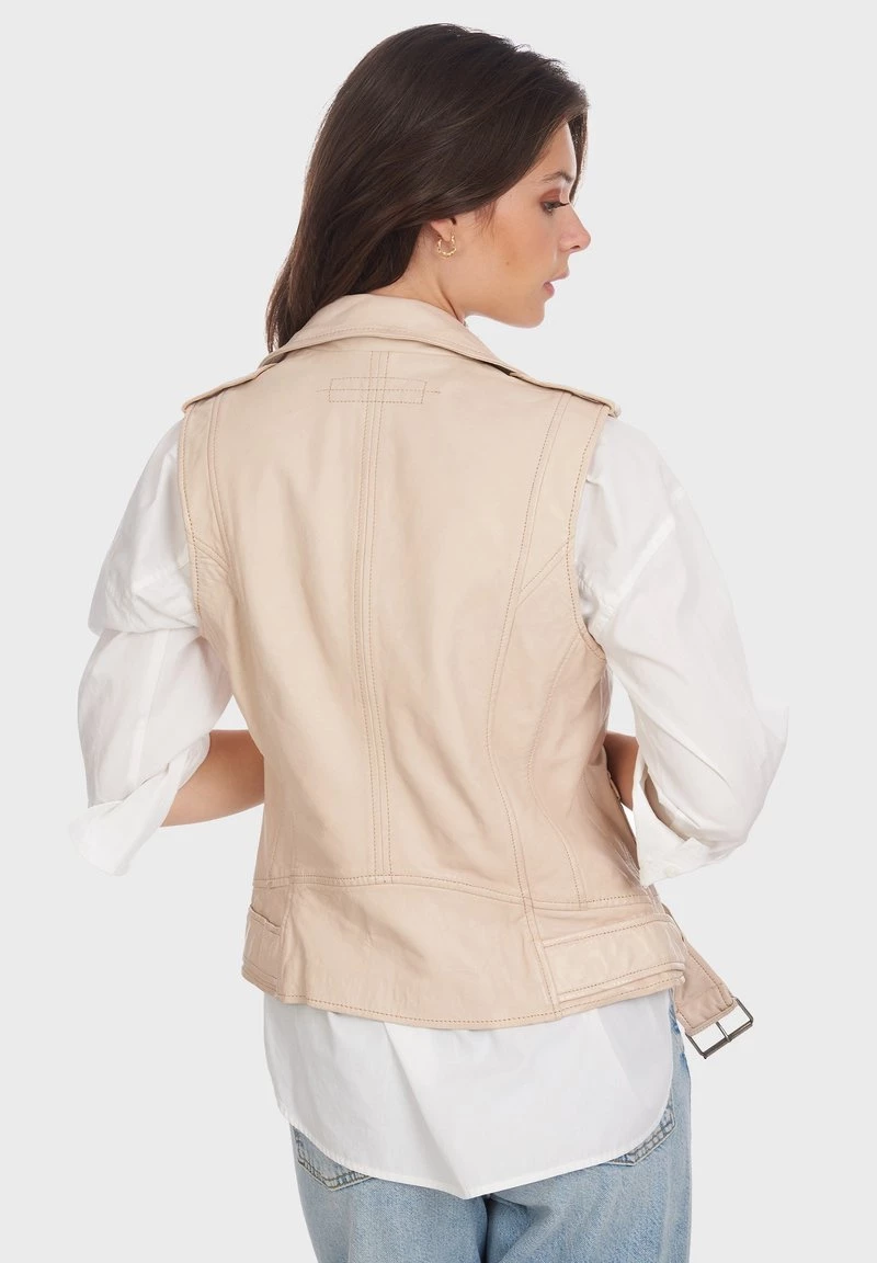 Oakwood Damen KYLIE Weste Beige 6 Oakwood Damen KYLIE Weste Beige – Bild 6