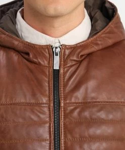 Oakwood Herren AURELLIEN Lederjacke Brown -Oakwood Soldes Boutique 142d0b47ab144386894f95d921f966bb