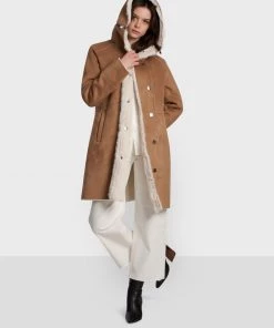 Oakwood Damen MASHA Wintermantel Light Brown -Oakwood Soldes Boutique 15dbc2348af4416abf542e871a66d772