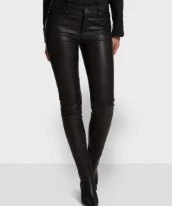 Oakwood Damen P ANDORA Lederhose Black