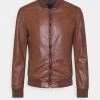 Oakwood Herren UNITED Lederjacke Cognac
