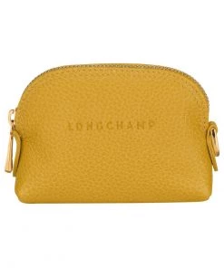 Longchamp LE FOULONNÉ Geldbörse Mimosengelb Damen