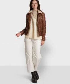 Oakwood FLOW Lederjacke Brown Damen 10 Oakwood FLOW Lederjacke Brown Damen -Oakwood Soldes Boutique 1963c7fc7d25486fbb962a5d02de41df