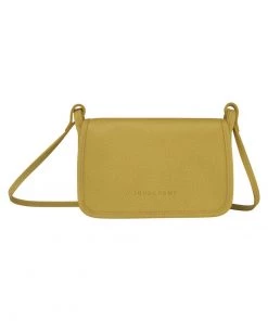Longchamp Damen LE FOULONNÉ Umhängetasche Mimosengelb
