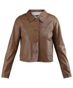 Oakwood GRACE Lederjacke Brown Damen -Oakwood Soldes Boutique 1b378a02b65749e381d8aed8bd227d02