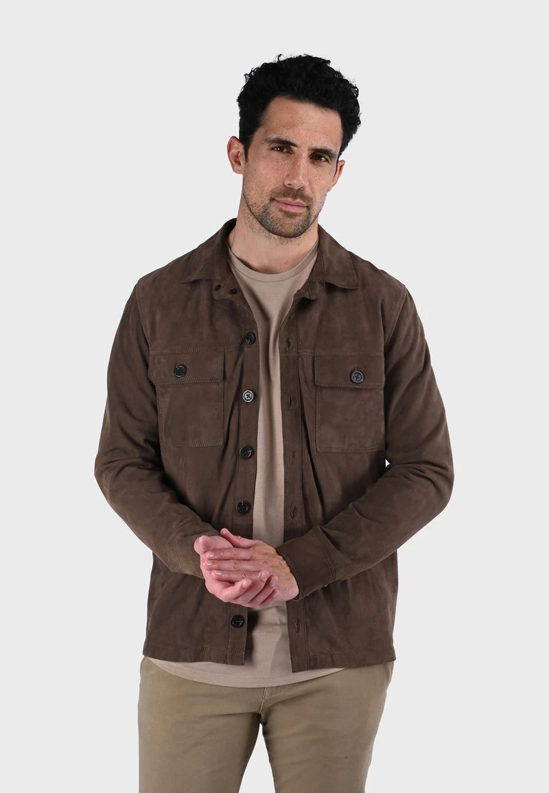 Oakwood Herren FOSTER Lederjacke Choco Brown 1 Oakwood Herren FOSTER Lederjacke Choco Brown