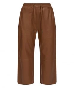 Oakwood Lederhose Coffee Damen -Oakwood Soldes Boutique 1bd8365488404ad3b34543abfcb31b09