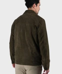 Oakwood RICCARDO Lederjacke Dark Green Herren -Oakwood Soldes Boutique 1cabbacd2a874d5daa579f51e5a89e0c
