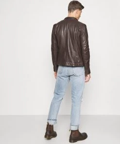 Oakwood Herren DUBLIN Lederjacke Brown 9 Oakwood Herren DUBLIN Lederjacke Brown -Oakwood Soldes Boutique 1cae1ff303c9402f8070b10ed197a9a7