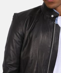 Oakwood MARKER Lederjacke Black Herren -Oakwood Soldes Boutique 1e524bcb8af14ce8a8a74feb62304840