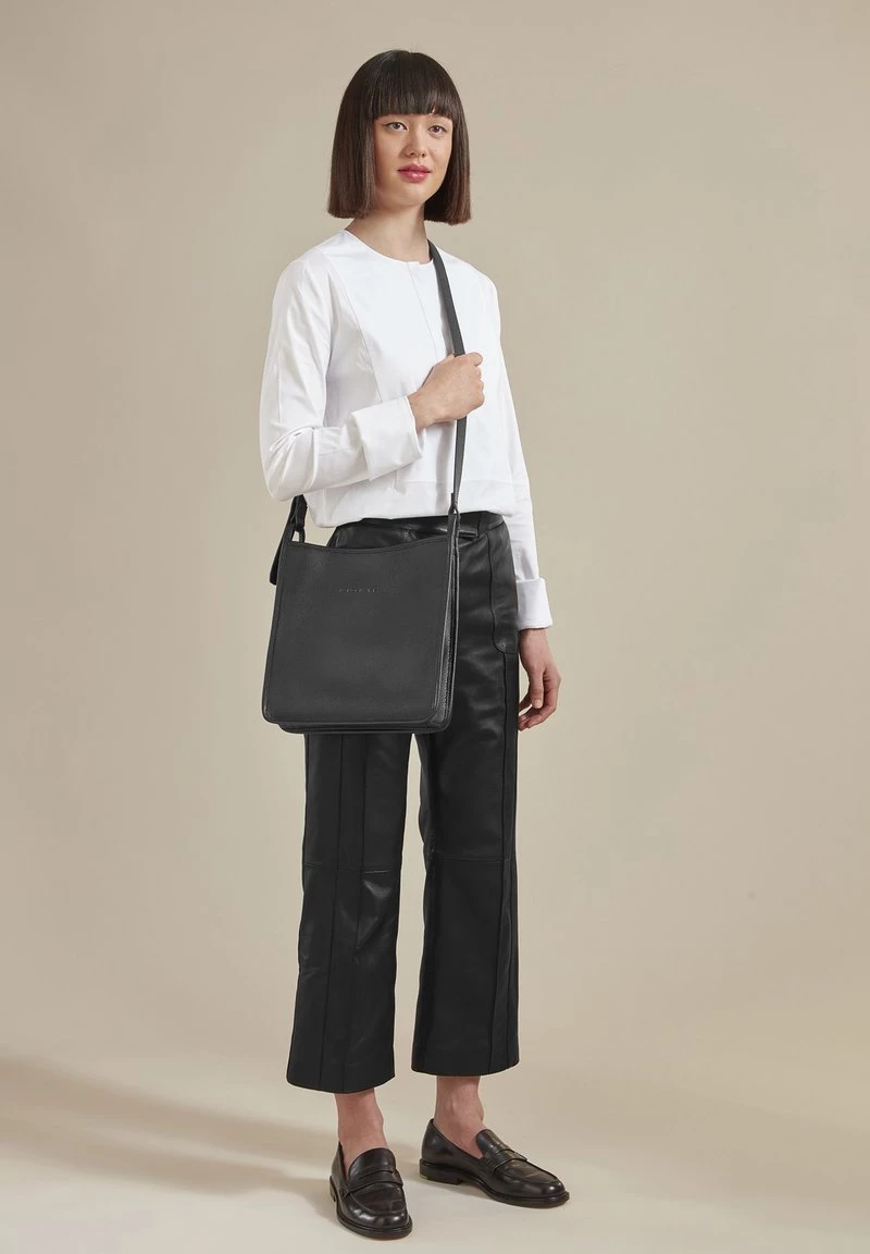 Longchamp LE FOULONNÉ Umhängetasche Schwarz Damen 1 Longchamp LE FOULONNÉ Umhängetasche Schwarz Damen