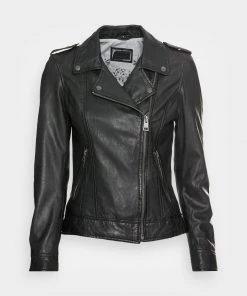 Oakwood LISA Lederjacke Black Damen -Oakwood Soldes Boutique 1fe6ddeb74514ac1a1c0c38c669b9c71