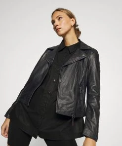 Oakwood Damen CLIPS Lederjacke Black 9 Oakwood Damen CLIPS Lederjacke Black -Oakwood Soldes Boutique 20076e50ceb147b69feaf89ffa959168