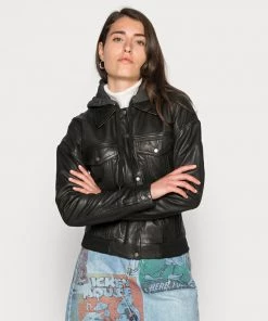 Oakwood RUBY Lederjacke Black Damen