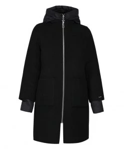 Oakwood Damen LILIANA Klassischer Mantel Black -Oakwood Soldes Boutique 20cdc8cf036f4d7cbd1f1f6c0159ce2c