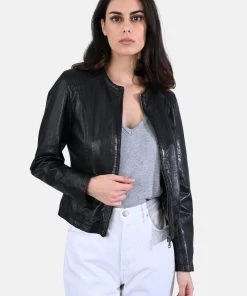 Oakwood PENNY Lederjacke Black Damen