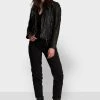 Oakwood CLIPS Lederjacke Black Damen