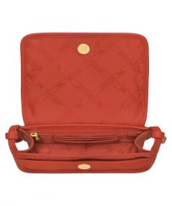 Longchamp LE FOULONNÉ Umhängetasche Rouge Damen -Oakwood Soldes Boutique 22fa9e68b3e043beaee11644ff91133c