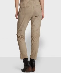 Oakwood Damen GIFT Lederhose Beige -Oakwood Soldes Boutique 231655b67aaf480c9b63de3c56aea2f3