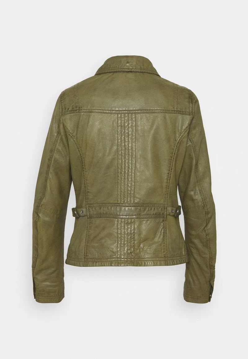 Oakwood Damen IOTA Lederjacke Khaki 7 Oakwood Damen IOTA Lederjacke Khaki – Bild 7