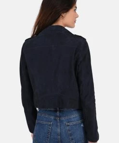 Oakwood ZULINA Lederjacke Navy Blue Damen 6 Oakwood ZULINA Lederjacke Navy Blue Damen -Oakwood Soldes Boutique 24cae6a8353c45318341687296e9204b