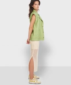 Oakwood WANTED Weste Light Green Damen -Oakwood Soldes Boutique 25ec435743fc4b4fa3c1af4e015aa783