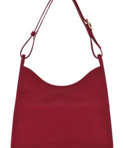 Longchamp LE FOULONNÉ Handtasche Rot Damen -Oakwood Soldes Boutique 26d313edfa5e4a708dc85e283675578e